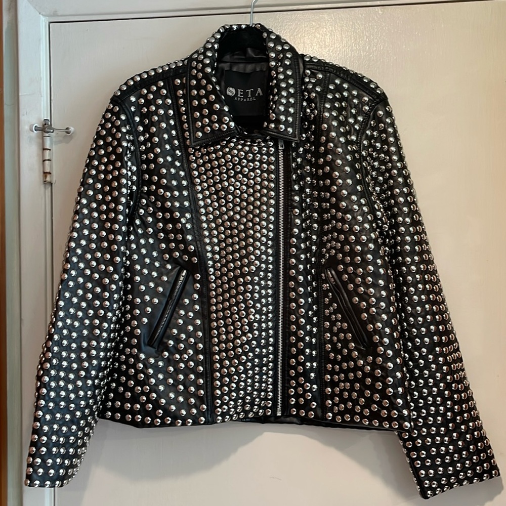 🖤SETA Women's Stud Jacket - Large